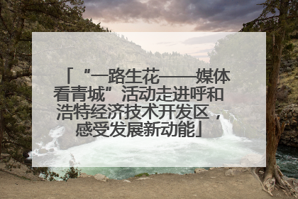 “一路生花——媒体看青城”活动走进呼和浩特经济技术开发区，感受发展新动能