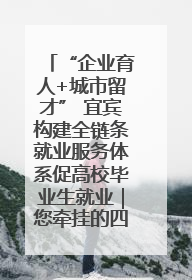“企业育人+城市留才” 宜宾构建全链条就业服务体系促高校毕业生就业｜您牵挂的四川