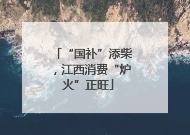 “国补”添柴，江西消费“炉火”正旺