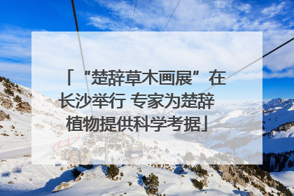 “楚辞草木画展”在长沙举行 专家为楚辞植物提供科学考据