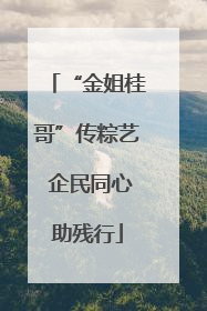 “金姐桂哥”传粽艺 企民同心助残行