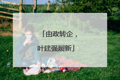 由政转企，叶建强履新