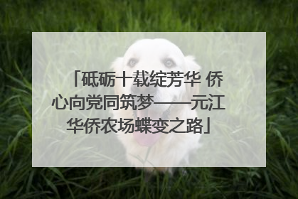 砥砺十载绽芳华 侨心向党同筑梦——元江华侨农场蝶变之路