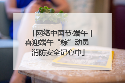 网络中国节·端午｜喜迎端午“粽”动员 消防安全记心中