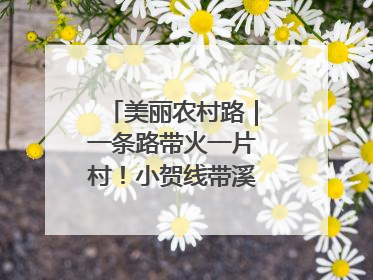 美丽农村路｜一条路带火一片村！小贺线带溪望谷成团出道