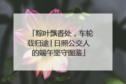 粽叶飘香处，车轮载归途│日照公交人的端午坚守图鉴