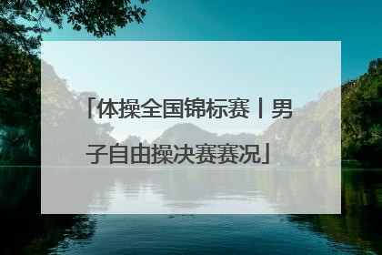 体操全国锦标赛丨男子自由操决赛赛况