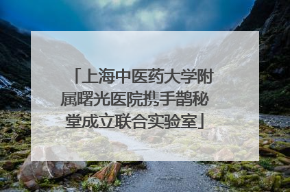 上海中医药大学附属曙光医院携手鹊秘堂成立联合实验室