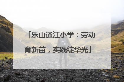 乐山通江小学：劳动育新苗，实践绽华光