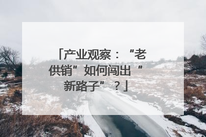 产业观察：“老供销”如何闯出“新路子”？