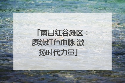 南昌红谷滩区：赓续红色血脉 激扬时代力量