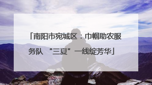 南阳市宛城区：巾帼助农服务队 “三夏”一线绽芳华