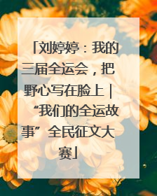 刘婷婷：我的三届全运会，把野心写在脸上｜“我们的全运故事”全民征文大赛