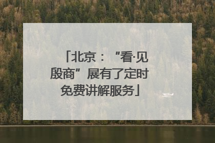 北京：“看·见殷商”展有了定时免费讲解服务