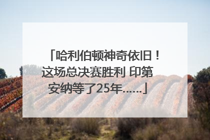 哈利伯顿神奇依旧！这场总决赛胜利 印第安纳等了25年……