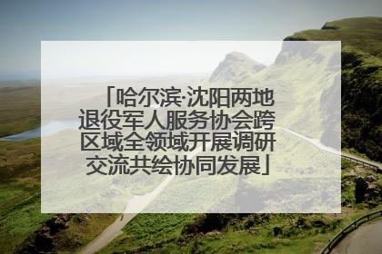 哈尔滨·沈阳两地退役军人服务协会跨区域全领域开展调研交流共绘协同发展