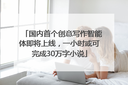 国内首个创意写作智能体即将上线，一小时或可完成30万字小说