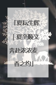 夏耘生辉｜夏至顺义奔赴浓浓麦香之约
