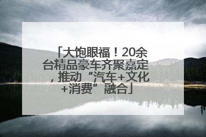 大饱眼福！20余台精品豪车齐聚嘉定，推动“汽车+文化+消费”融合