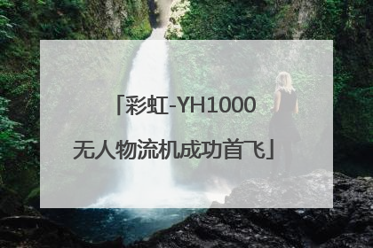 彩虹-YH1000无人物流机成功首飞