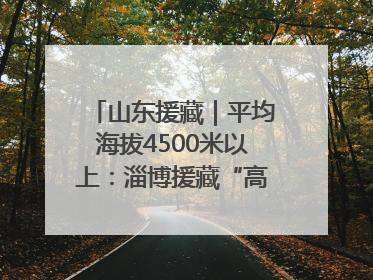 山东援藏｜平均海拔4500米以上：淄博援藏“高”在哪里？