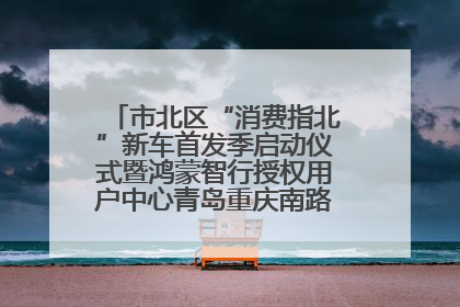 市北区“消费指北”新车首发季启动仪式暨鸿蒙智行授权用户中心青岛重庆南路开业盛典成功举办