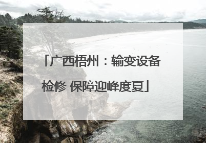 广西梧州：输变设备检修 保障迎峰度夏