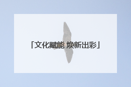 文化赋能 焕新出彩