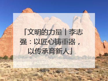 文明的力量丨李志强：以匠心铸重器，以传承育新人