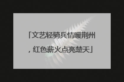 文艺轻骑兵情暖荆州，红色薪火点亮楚天