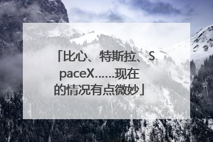 比心、特斯拉、SpaceX……现在的情况有点微妙