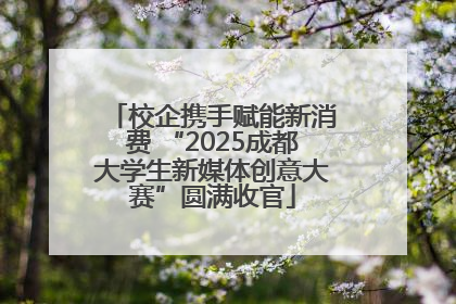 校企携手赋能新消费 “2025成都大学生新媒体创意大赛”圆满收官