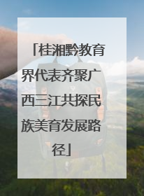桂湘黔教育界代表齐聚广西三江共探民族美育发展路径