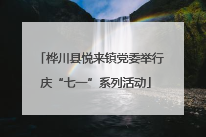 桦川县悦来镇党委举行庆“七一”系列活动