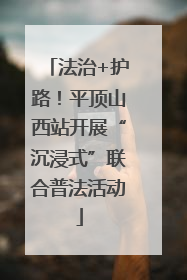 法治+护路！平顶山西站开展“沉浸式”联合普法活动