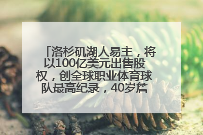 洛杉矶湖人易主，将以100亿美元出售股权，创全球职业体育球队最高纪录，40岁詹姆斯：还没打算退役