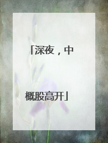 深夜，中概股高开