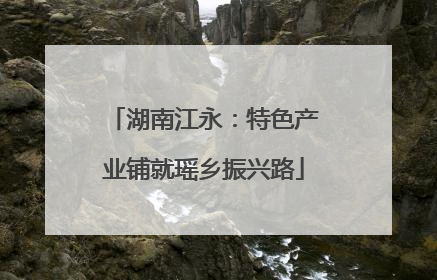 湖南江永：特色产业铺就瑶乡振兴路