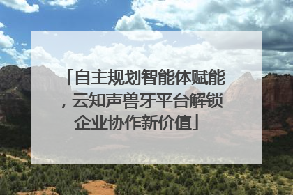 自主规划智能体赋能，云知声兽牙平台解锁企业协作新价值