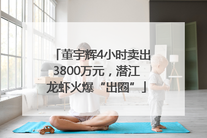董宇辉4小时卖出3800万元，潜江龙虾火爆“出圈”