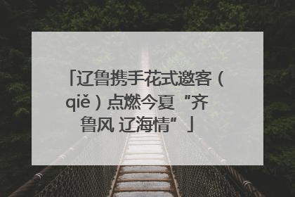 辽鲁携手花式邀客（qiě）点燃今夏“齐鲁风 辽海情”