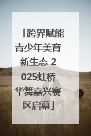跨界赋能青少年美育新生态 2025虹桥华舞嘉兴赛区启幕