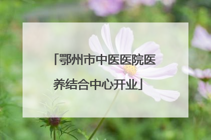 鄂州市中医医院医养结合中心开业
