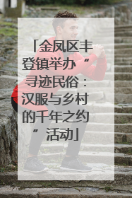 金凤区丰登镇举办“寻迹民俗：汉服与乡村的千年之约”活动