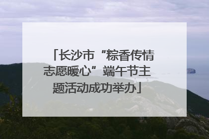 长沙市“粽香传情志愿暖心”端午节主题活动成功举办