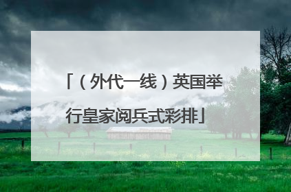 （外代一线）英国举行皇家阅兵式彩排