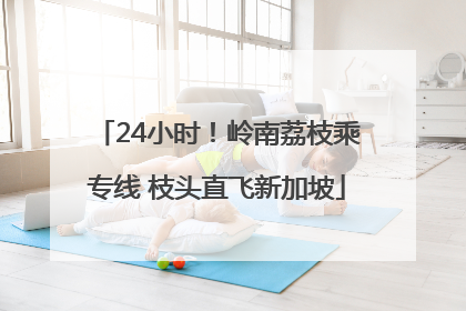 24小时！岭南荔枝乘专线 枝头直飞新加坡