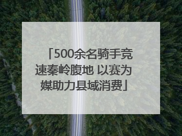 500余名骑手竞速秦岭腹地 以赛为媒助力县域消费
