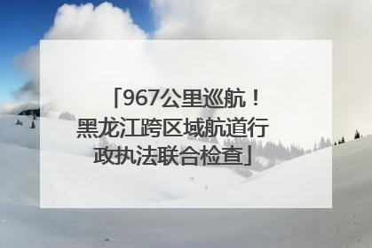 967公里巡航！黑龙江跨区域航道行政执法联合检查