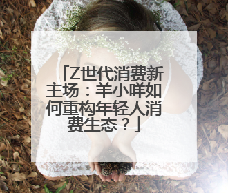 Z世代消费新主场：羊小咩如何重构年轻人消费生态？